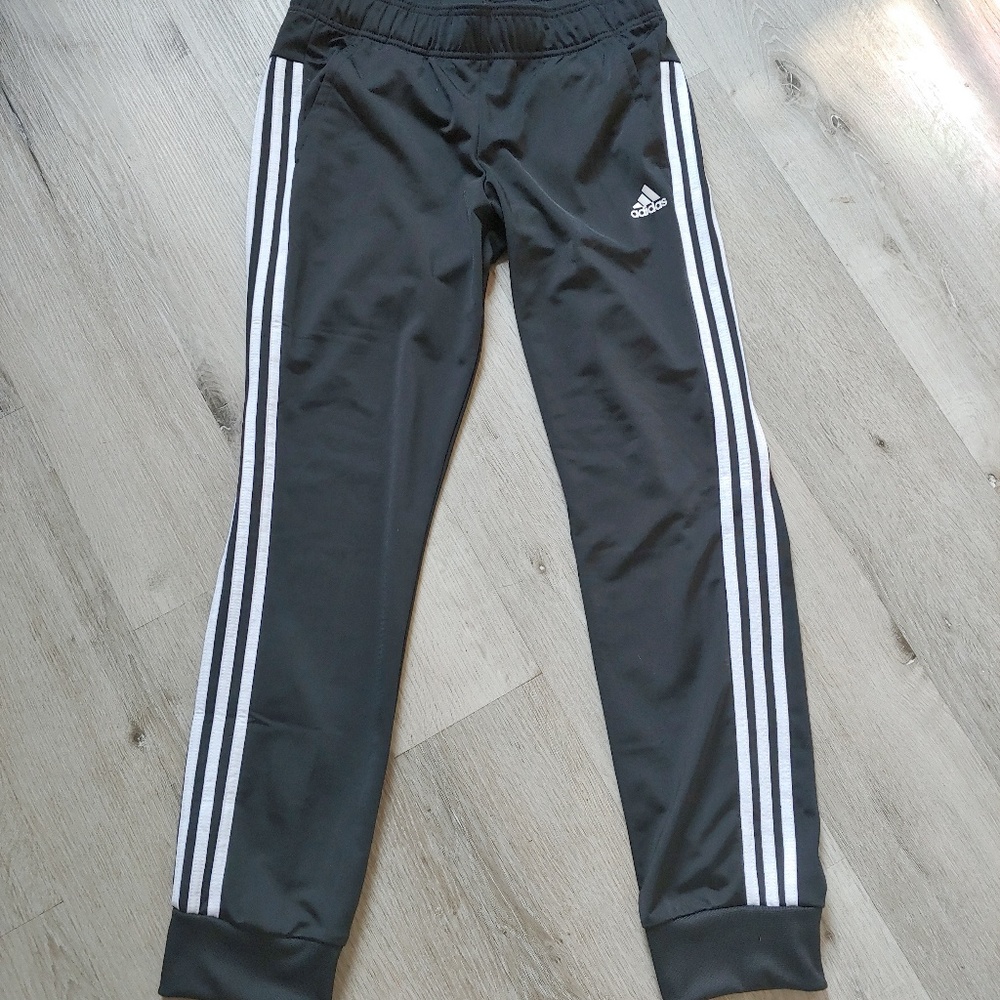 Adidas black joggers